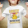 Easily Distracted By Rubber Ducks Duck V2 Youth T-shirt