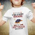 First Thing See Every Morning Is A Rottweiler Who Loves Me Youth T-shirt