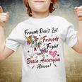 Friends Dont Let Friends Fight Brain Aneurysm Alone Unicorn Burgundy Ribbon Brain Aneurysm Bpd Brain Aneurysm Youth T-shirt