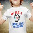 Funny Abe Lincoln July 4Th My Farts Smell Like Freedom Youth T-shirt