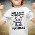 Funny Just A Girl Who Loves Pandas 651 Shirt Youth T-shirt