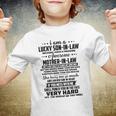 I Am A Lucky Son In Law Because I Have A Freaking Awesome Mother In Law Youth T-shirt