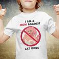 I Am A Mom Against Cat Girls Youth T-shirt