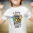 I Really Like Biker Penguin Ok Youth T-shirt