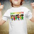 Juneteenth Celebrating 1865 Ancestors Cute Black Girls Kids Youth T-shirt