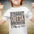 Leopard Straight Outta Kindergarten Kids 2022 Graduation Youth T-shirt