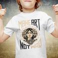 Make Art Not War Symbol Youth T-shirt