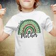 One Lucky Mother Irish Rainbow Leopard St Patricks Day Youth T-shirt