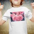 Pink Roses In Garden Youth T-shirt