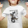 Retro Cowgirl Riding Horse Into Forest I Go Western Cowboy Youth T-shirt