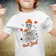 Skeleton It’S Fall Y’All Thanksgiving Funny Autumn Halloween Youth T-shirt