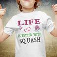 Squash Sport Lover Life Is Better With Squash Youth T-shirt