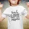 Teach Love Inspire Teacher Appreciation Day Back To School Youth T-shirt