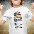 Ultra Mega Messy Bun 2022 Trump Republicans Conservatives Youth T-shirt