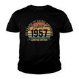 65 Years Old Gift Vintage 1957 Limited Edition 65Th Birthday Youth T-shirt
