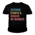 Catching Flights & Minding My Business Youth T-shirt
