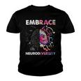 Embrace Neurodiversity Funny V4 Youth T-shirt