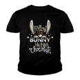 Follow The Bunny He Has Chocolate Youth T-shirt