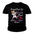 Friends Dont Let Friends Fight Chronic Pain Alone Unicorn Purple Ribbon Chronic Pain Support Chronic Pain Awareness Youth T-shirt