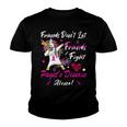 Friends Dont Let Friends Fight Pagets Disease Alone Unicorn Pink Ribbon Pagets Disease Pagets Disease Awareness Youth T-shirt