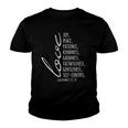 Fruit Of Spirits Galatians Chapter Five Quote Youth T-shirt