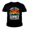 Funny Enjoy The Summer Family Beach Summer Vacation Youth T-shirt