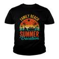 Funny Family Beach Summer Vacation Youth T-shirt