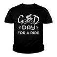 Funny Good Day For A Ride Funny Bicycle I Ride Fun Hobby Race Quote Youth T-shirt