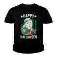 Funny Leprechaun Biden Happy Halloween For St Patricks Day Youth T-shirt