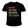 Hackman Name Shirt Hackman Family Name Youth T-shirt