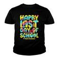 Hello Summer Happy Last Day Of School 2022 Tie Dye Vacation Youth T-shirt