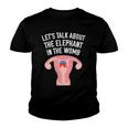 Lets Talk About The Elephant In The Womb Feminist Youth T-shirt