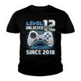 Level 12 Unlocked Awesome 2010 Video Game 12Th Birthday V2 Youth T-shirt