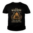 Marron Name Shirt Marron Family Name V6 Youth T-shirt