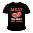 Meat Your Grill’S Best Friend Butcher Chef Cook Bbq Youth T-shirt