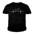 Minimalist Heartbeat German Wirehaired Pointer Youth T-shirt