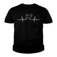 Minimalist Heartbeat Giant Schnauzer Youth T-shirt