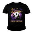 My Corgi Rides Shotgun Cool Halloween Protector Witch Dog V4 Youth T-shirt