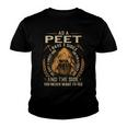 Peet Name Shirt Peet Family Name Youth T-shirt