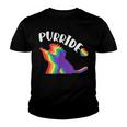 Purride Gay Pride Cat Pride Cat Cat Lgbtq Youth T-shirt Purride Gay Pride Cat Pride Cat Cat Lgbtq Youth T-shirt