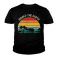 Rewild The Earth Animal Forest Earth Day Youth T-shirt