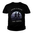 Running Is Cheaper Than Therapy Youth T-shirt