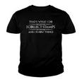 Stamp Collecting Gifts - I Collect Stamps & I Know I Things Youth T-shirt
