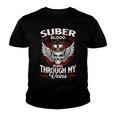 Suber Blood Runs Through My Veins Name Youth T-shirt