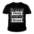 Time Spent With Family Is Worth Every Second 90 Trending Shirt Youth T-shirt