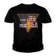 Ultra Maga Distressed Lightning Leopard Proud Ultramaga Gift Youth T-shirt