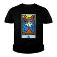 Wait Is This Pixel Art Tarot Yellow - Major Arcana The Lovers Design For Stickers And Youth T-shirt