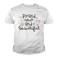 Baby Shower Text Design Brand New And Beautiful Youth T-shirt