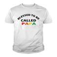 Blessed To Be Called Papa Sticker Youth T-shirt