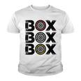 Box Box Box F1 Tyre Compound V2 Design Youth T-shirt